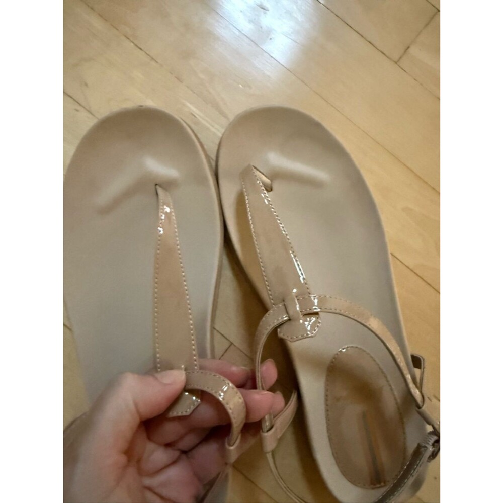 Sam Edelman Naomi T-Strap Footbed Sandals 7 - Picture 3 of 9